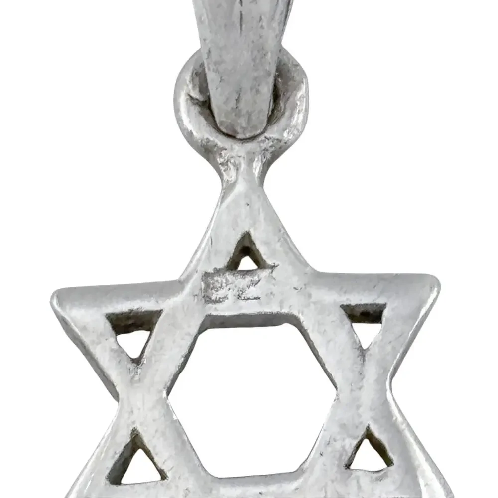 Vintage Sterling Silver 925 Star of David Pendant
